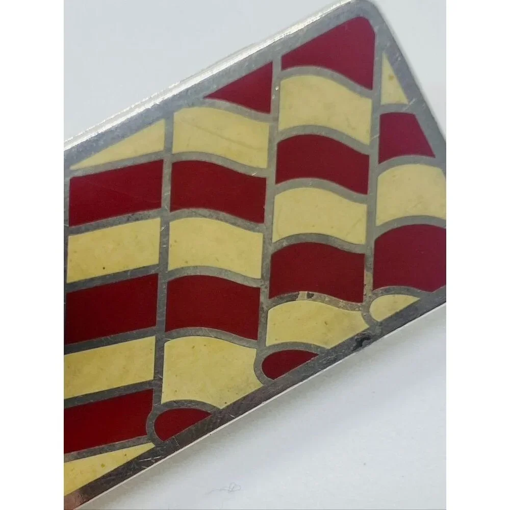 Tiffany Co Money Clip American Flag 52mm x 24mm 1994 Sterling Silver 925